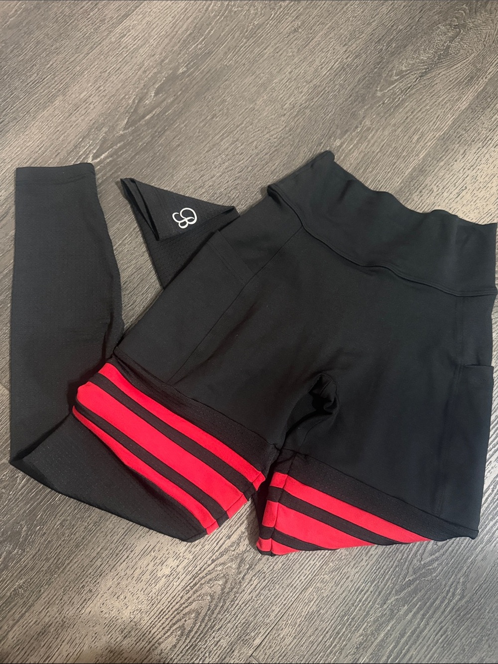 Bombshell sportswear thigh high scrunched back side pockets no front seam